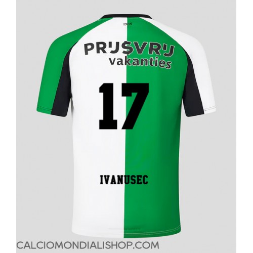 Maglie da calcio Feyenoord Luka Ivanusec #17 Terza Maglia 2024-25 Manica Corta